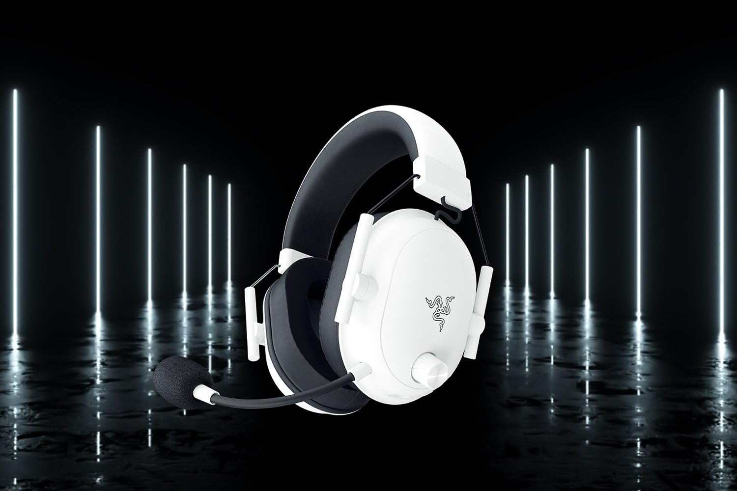Razer BlackShark V2 Hyperspeed - Cuffie wireless per videogiochi, ultra leggere, 280 g, colore: Bianco