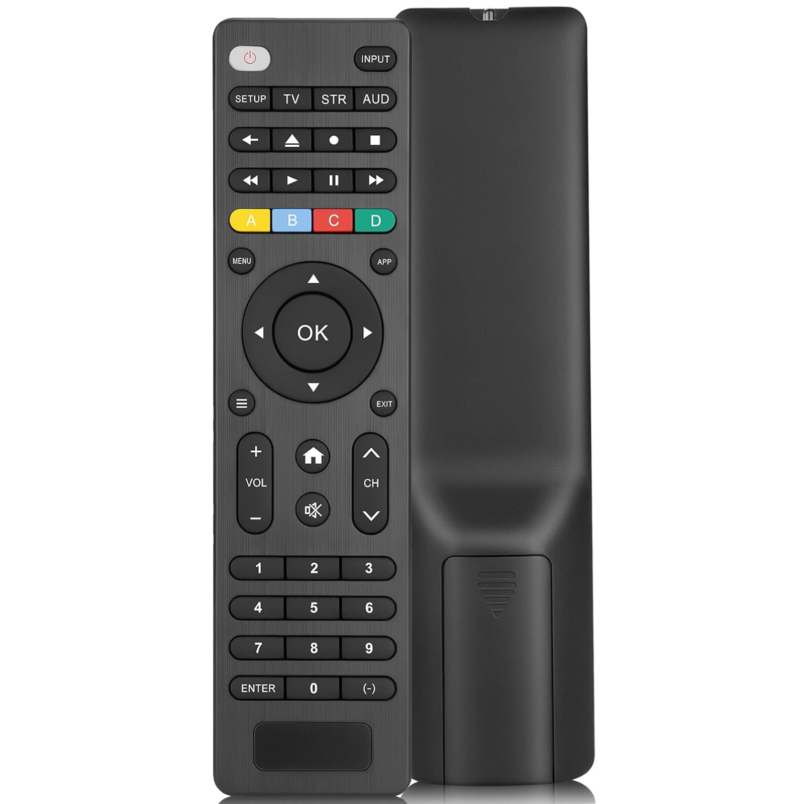 Télécommande universelle compatible avec Samsung/LG/Sony/Vizio/Hisense/T'CL/Insignia/Toshiba/JVC/Philips/Sanyo/Onn/Sharp/RCA/Element/Westinghouse/Emerson et lecteurs DVD/Blu-ray