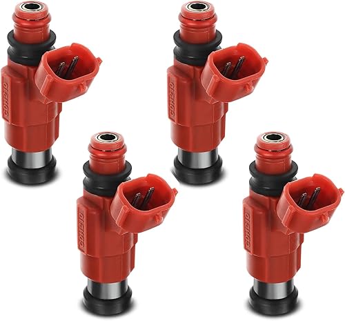 A-Premium Inyectores de combustible compatibles con Mitsubishi Mirage 1997 1998 1999 2000 2001 2002, Lancer 2002 2003, 1.8L 2.0L, gas, juego de 4, disponible en Yaxa Peru