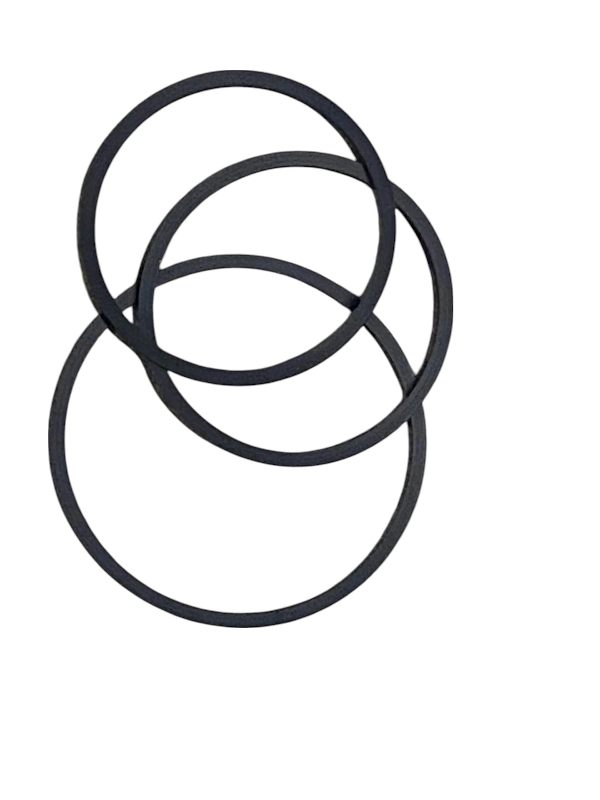 Replacement Belt for Onkyo Integra CD Player Deck, Compatible with DX-6800 DX-3800 Models, Pack of 3 Square Cut Belts