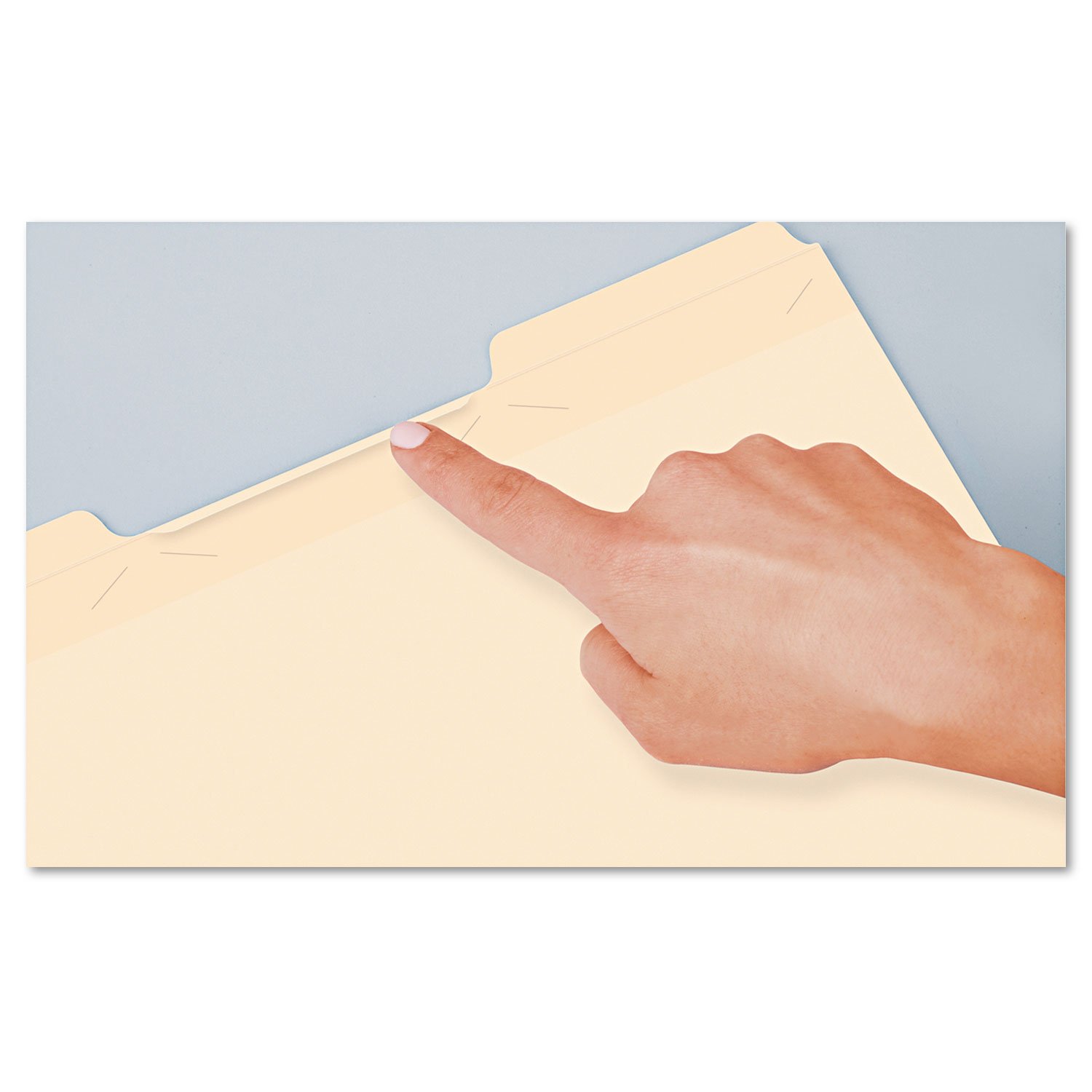 Pendaflex Ready-Tab 42336 - Archivador de palanca reforzado, tamaño de carta, corte 1/3, 50/BX