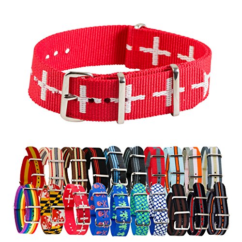 Image of Clockwork Synergy Classic Nylon Nato watch straps bands