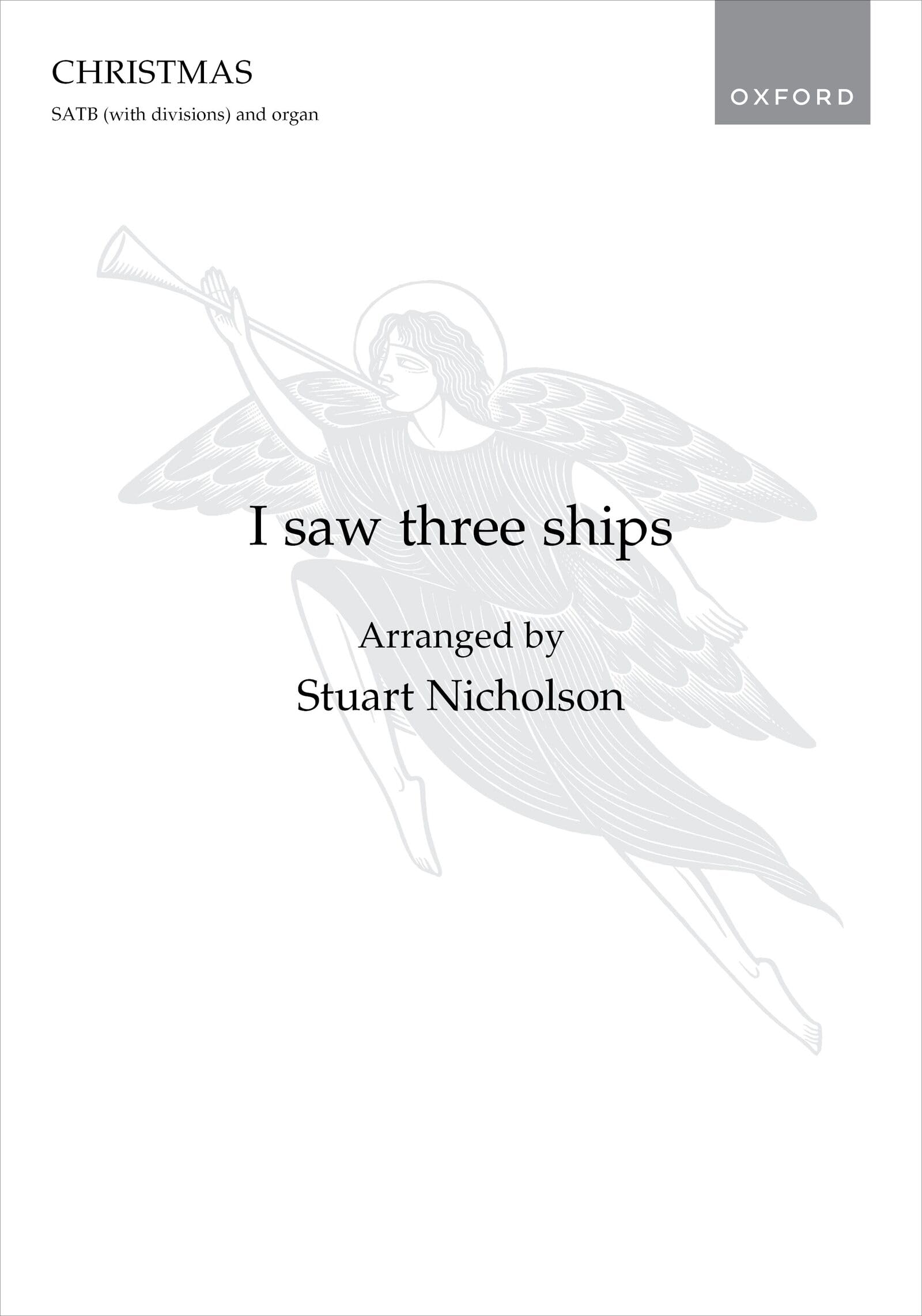 I saw three ships: Vocal score