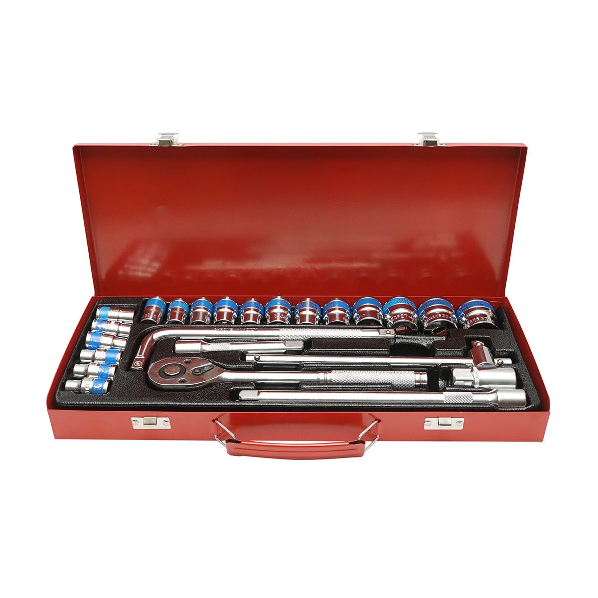 Set chiavi a bussola 8-32mm, 1/2 cacciavite a cricchetto 25 pezzi