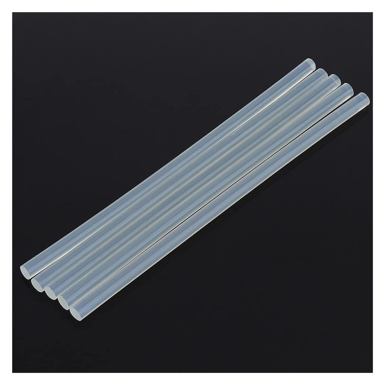 Bâtons de colle thermofusible, Lot de 10/20/50/100 adhésifs thermofusibles transparents 7 mm x 190 mm, outils de bricolage(100pcs)