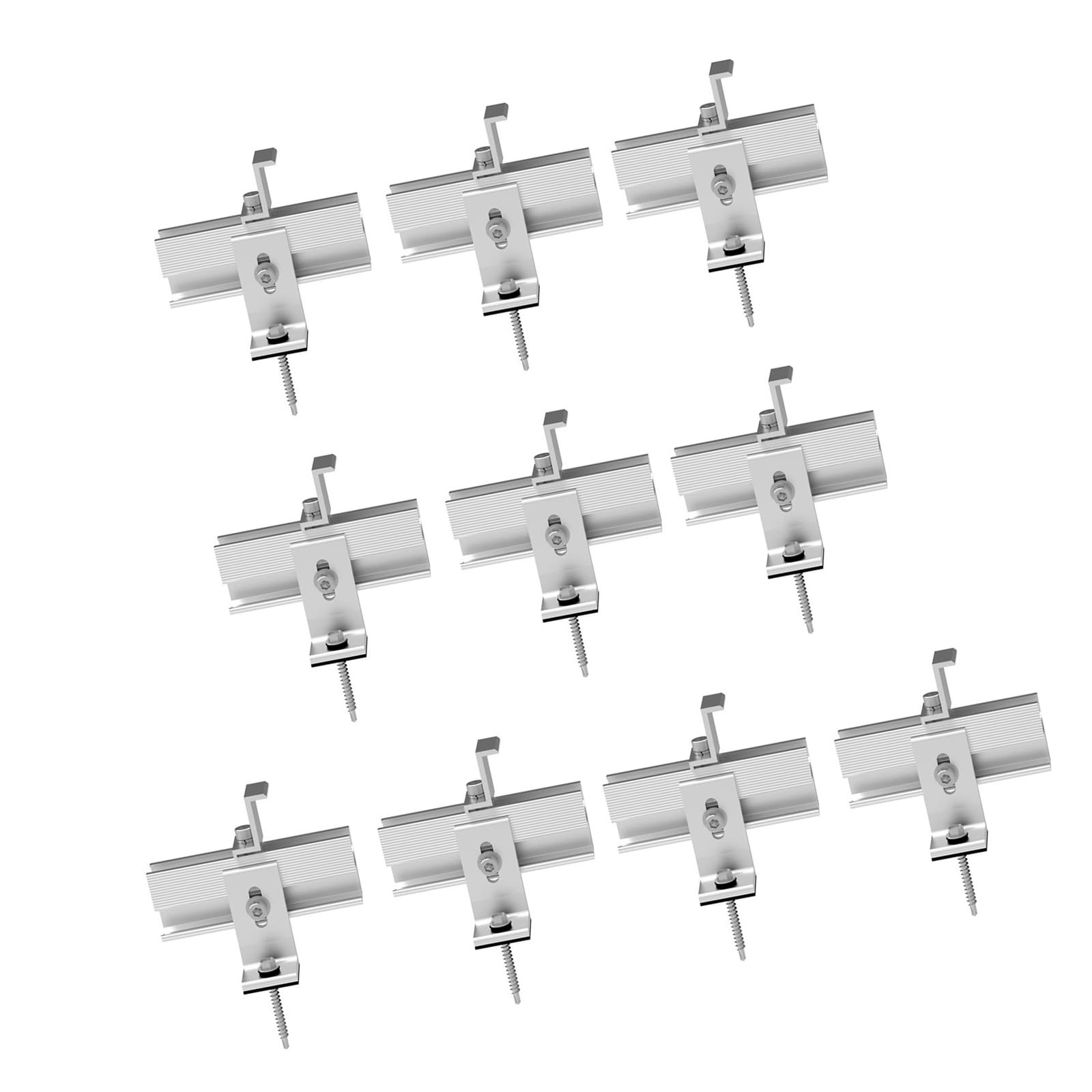 Kalttoy Multicolor 10Pcs Sturdy Solars Panel Mounting Brackets For Secure Installation On Different Roofs And Marine Vessels Daily Use Solars Hardware