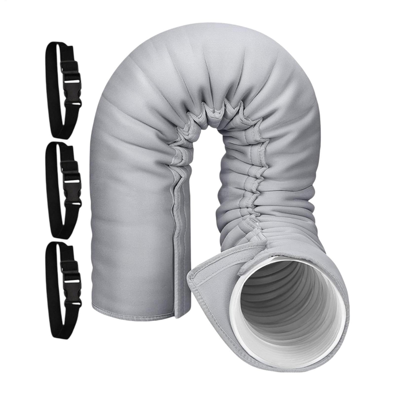 De Manguera AC Portátil | Cubierta Portátil Aislada Con 3 Correas Ajustables - Accesorios Para Aire Acondicionado,Para Invierno Exterior Ventana Garaje Casa Apartamento Oficina