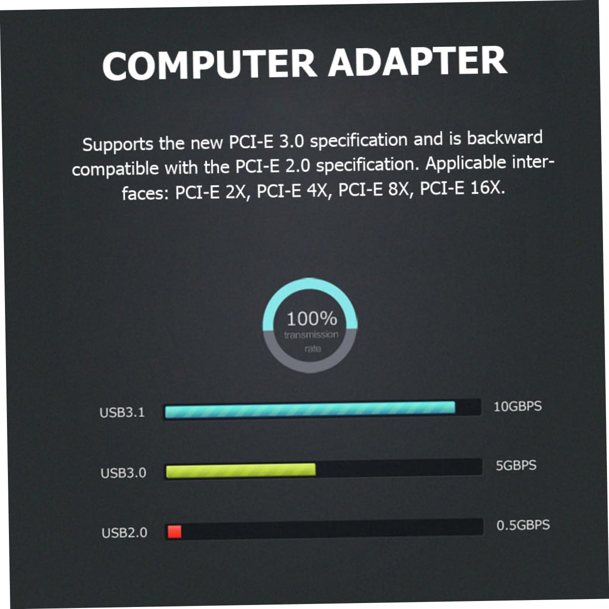 10gbps Usb3.1 Computer Converter Card for Pci-e Slots