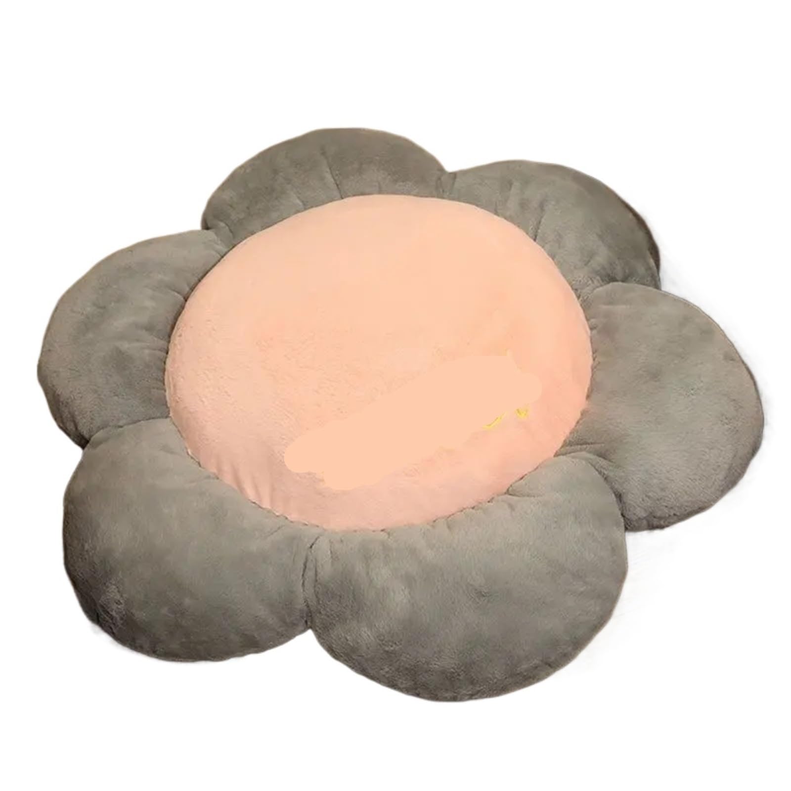 HNULGVI Hanging basket chair cushion Hanging Basket Chair Cushion Girl Heart Felt Blanket Bedroom Bedside Carpet Floor Back(Pink grey,45cmx45cm -S)
