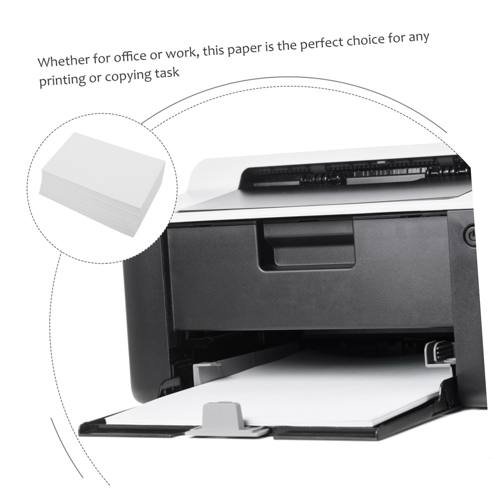 Multifunktionspapier mit Gutem Druckergebnis 500 aus Papier Blatt Weißes für Drucker für Basteln und Scrapbooking im Büro und Schreibwarenbereich