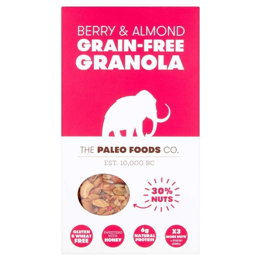 The Paleo Foods Co Berry & Almond Grain-Free Granola 340g - Pack of 6