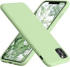 Vooii Compatible with iPhone 11 Pro Max Case, Soft Liquid Silicone Slim Rubber Full Body Protective Cover with Soft Microfiber Lining Matcha