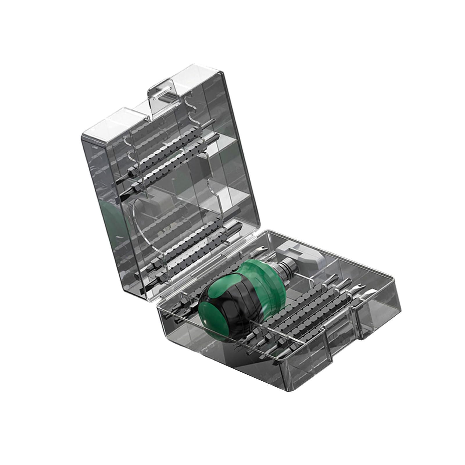 Length Ratcheting Screwdriver Set Includes Bit for Projects Professional Applications Steel Screwdriver Set
