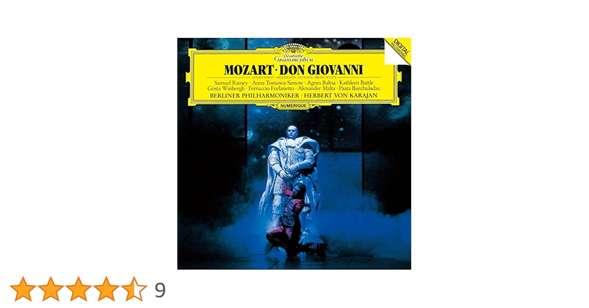 Amazon.co.jp: モーツァルト:歌劇《ドン・ジョヴァンニ》ハイライツ