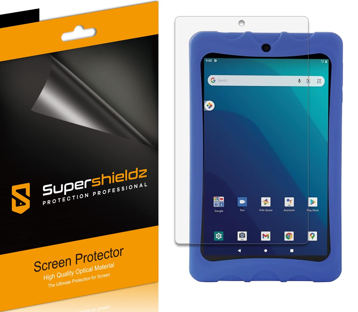 Protector de pantalla diseñado para tabletas Onn Kids de 8 pulgadas, protector de pantalla transparente de alta definición (PET)
