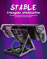 Vista 3 de KAFIEER Base de soporte ajustable de ángulo portátil para válvula de vapor interruptor Lite almohadilla de silicona antideslizante accesorios