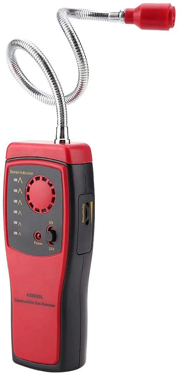 CukUJH Combustible Gas Leak Detector, Flammable Gas Detector, Adjustable Sensitivity, for Laboratory Home