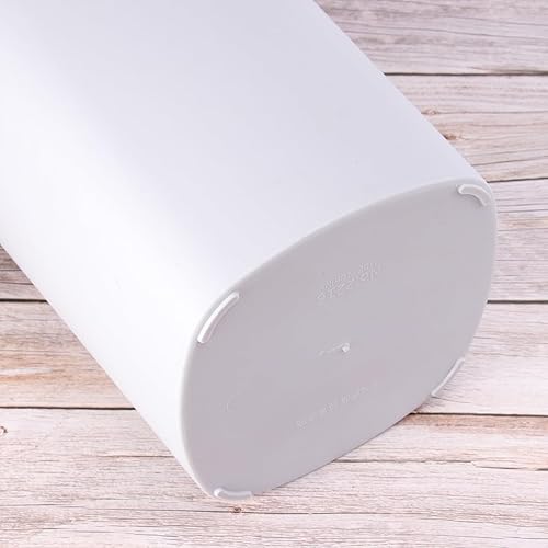 Miniatura 4 de SAFIGLE Large Capacity Push-Button Pedal Waste Bin with Lid Quiet Container for Kitchen Living Bathroom Stylish Square Design in Light Green