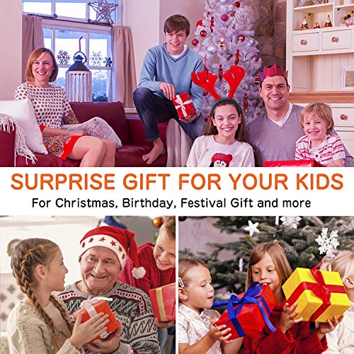 Homealexa Sveglia Bambini da Comodino con Temperatura LED con 2 Allarme, 6 suonerie, Luce Notturna, Funzione Snooze, Timer, Lampada Orologio da Tavolo Sveglia USB Ricaricare 12/24 Ore(Rosa) - Image 7