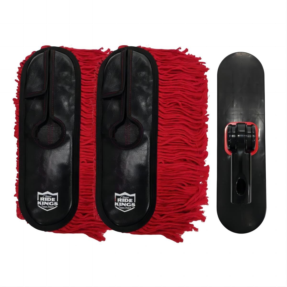 Fit for Ride Kings Car Duster,Car Duster Replacement Kit,Scratch Free Car Feather Duster for Car,Truck,SUV,RV and Motorcycle,Wax Cotton Hair(2Mops & 1Board)