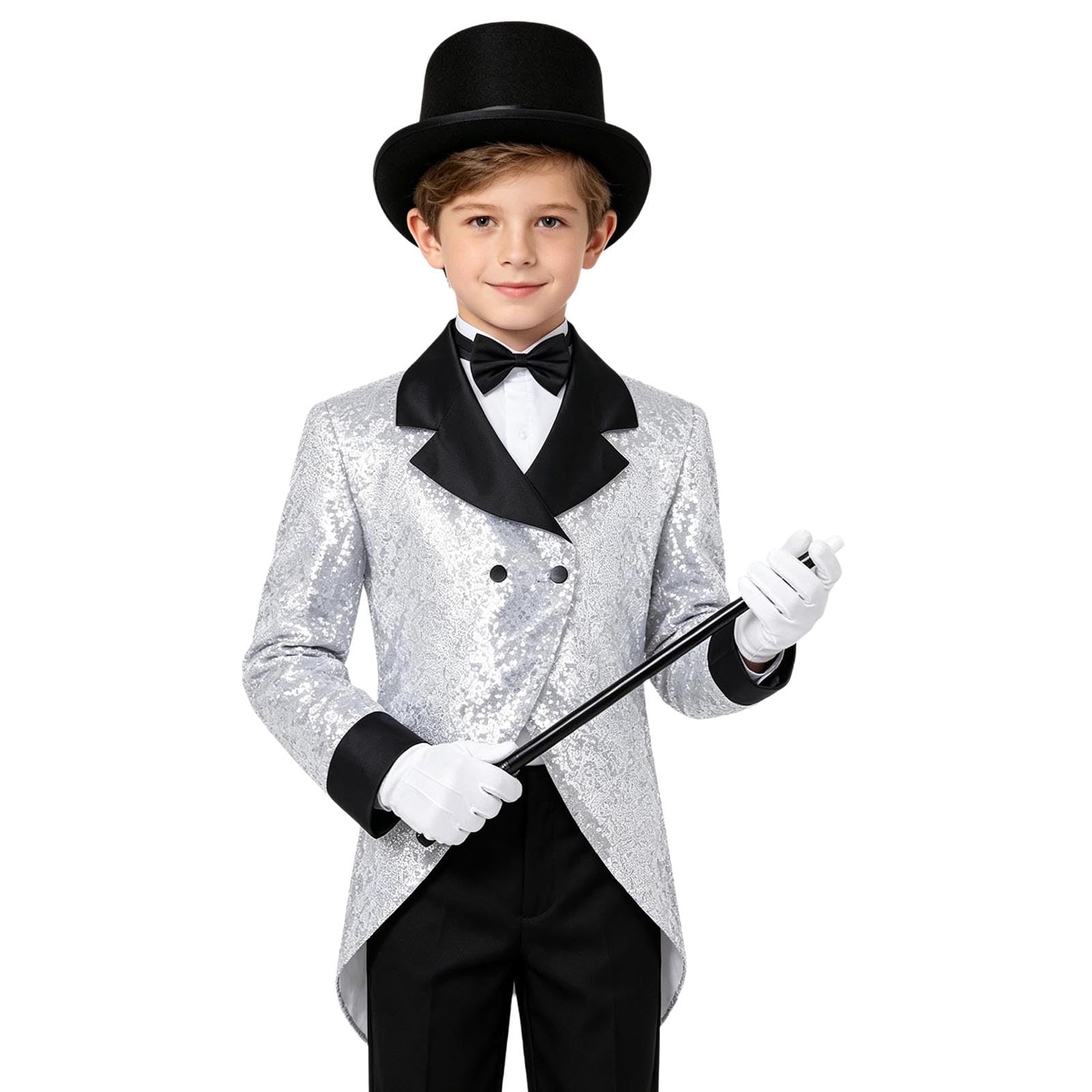 Kinder Modern Smoking Bling Bling Geknöpft Hochzeitsanzug Kinderanzug Hochzeit Hochzeitsoutfit Festanzug Taufanzug Geburtstag