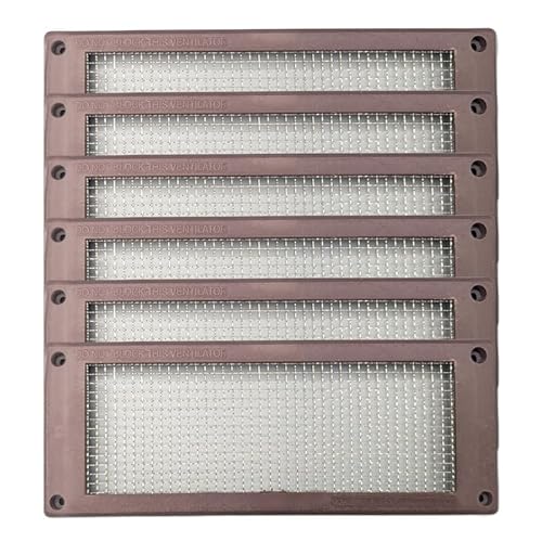 Pest Proofing Air Brick Cover by Mouse - Mouse & Insect Control Prevention - Stainless Steel Mesh Air Brick Cover - Rodent & Insect Proof Vent Barrier (Pack of 6)