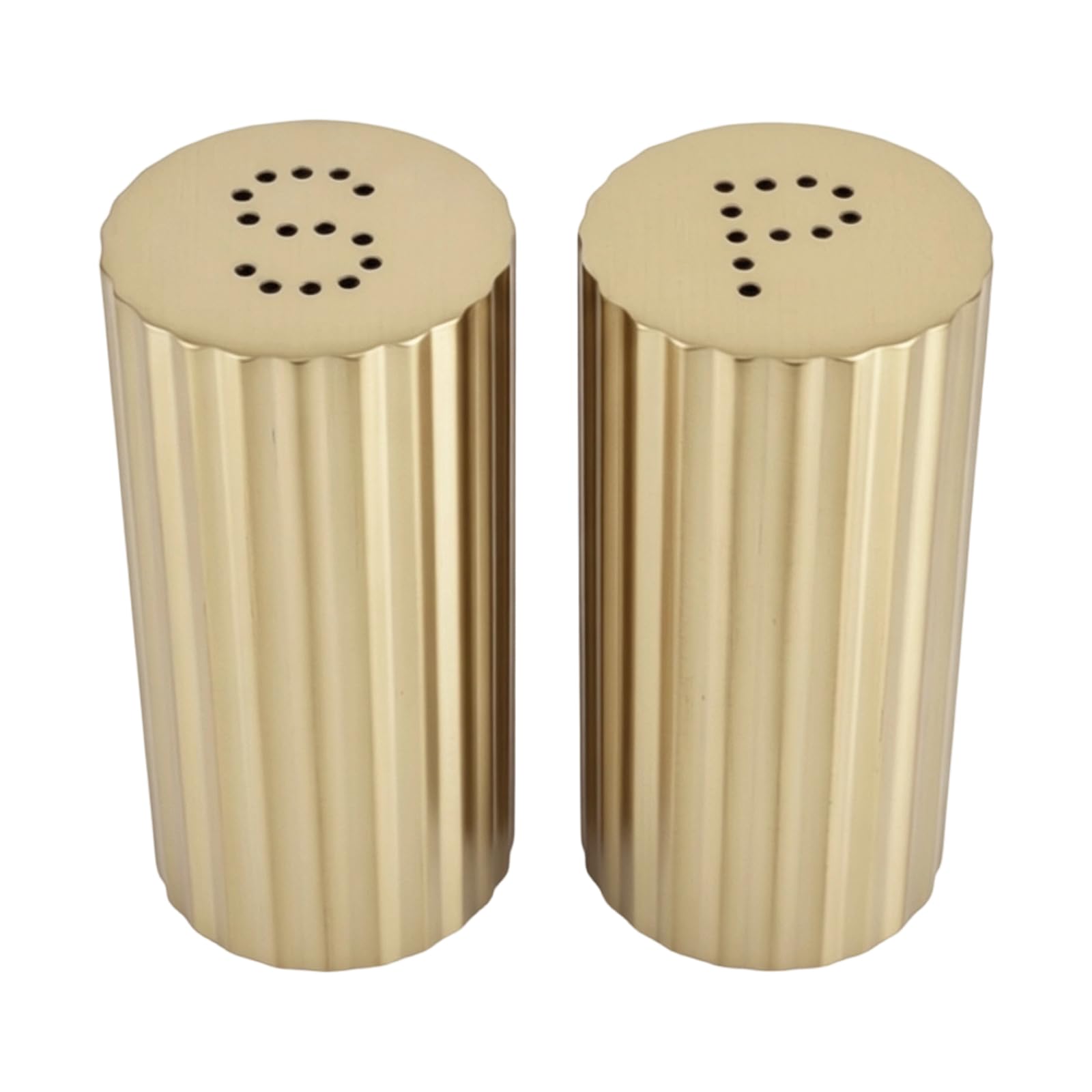 our fave 2 Pack Stainless Steel Seasoning Dispenser Bottles with Striped Pattern for Flavor Control in Kitchen and Outdoor Cooking Rustproof Stainless Steel Shaker