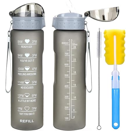 Set 12 Spazzole Per Pulizia + 2 Con Manico - Per Bottiglie, Cannucce E Tubi - Foto 4