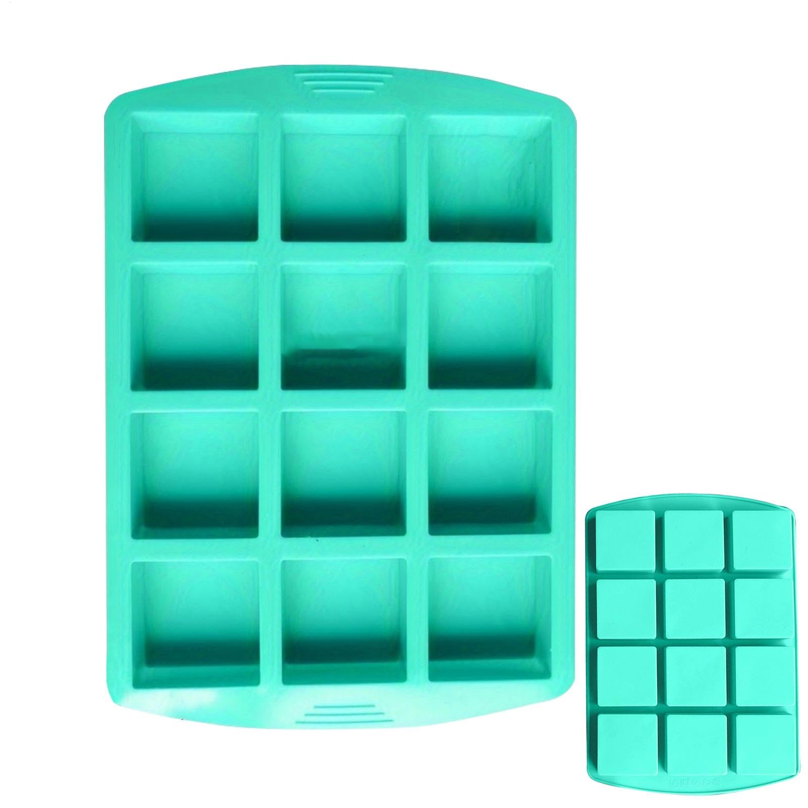 Stampo in silicone quadrato - Stampo in silicone natalizio leggero 12