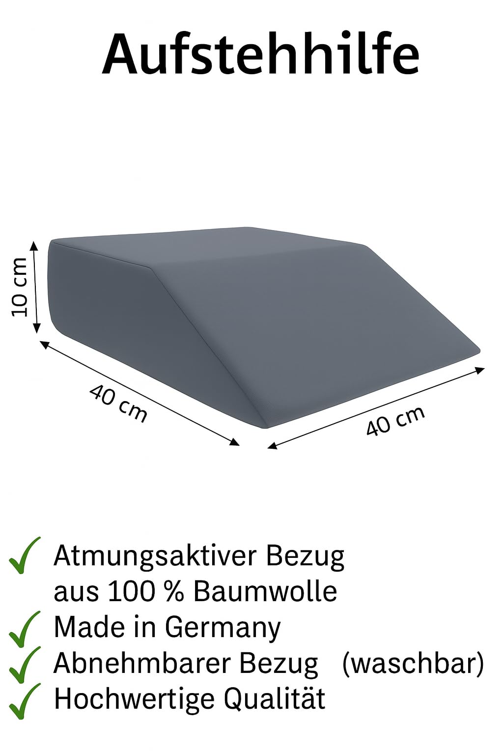 HüftTEP Sitzkissen Sitzoptimierung nach Hüft-OP Keilkissen