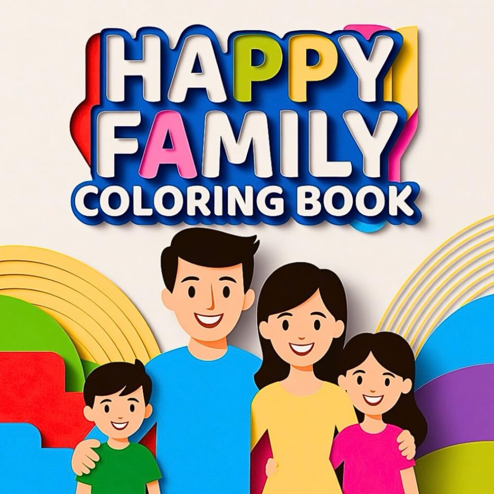 Happy Family Moments Joyful Togetherness Loving Memories Playful Adventures Creative Relaxation Fun Harmony & Smiles Coloring Book: A Heartwarming ... Fun Pets Celebrations & Everyday Joys t