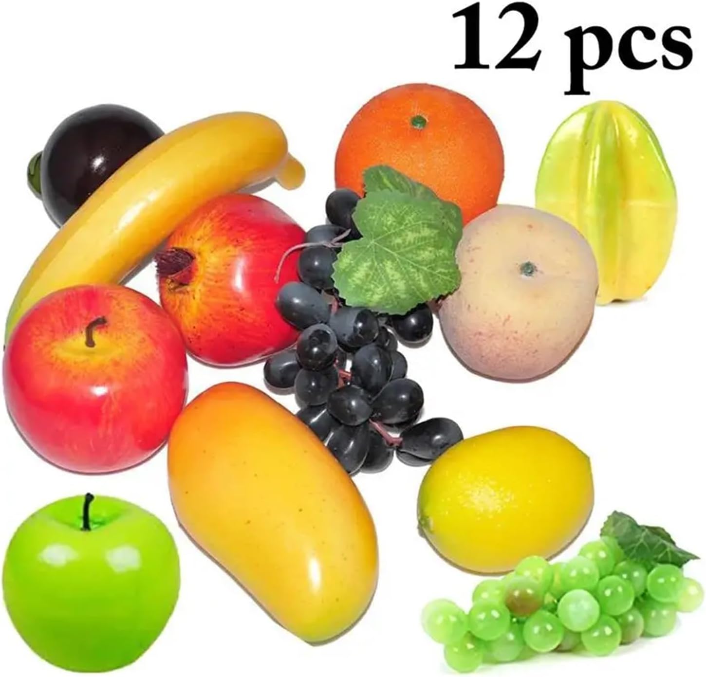 SBTRKT 12Piece Lot Festive Supplies Artificial Decor Fruits Bubble Mini Simulation Fruit Orange Lemon Set Model Crafts