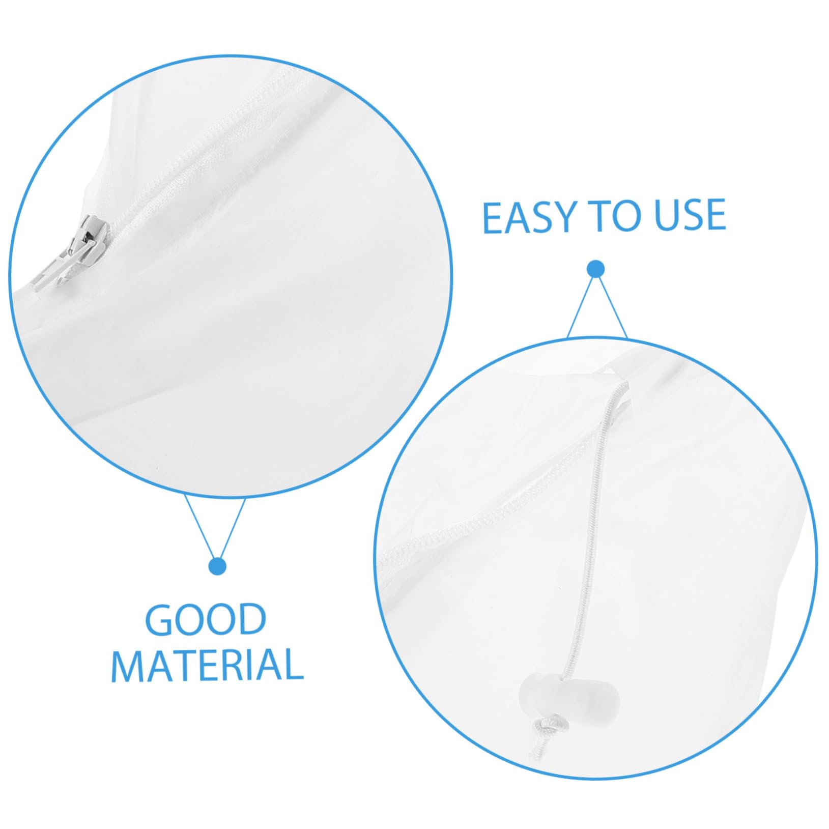 HANABASS Mens Deck Boots Waterproof Reusable Rain Boot Covers Waterproof Rain Gear Non-Slip Sole High-top Design for Outdoor Use Size l