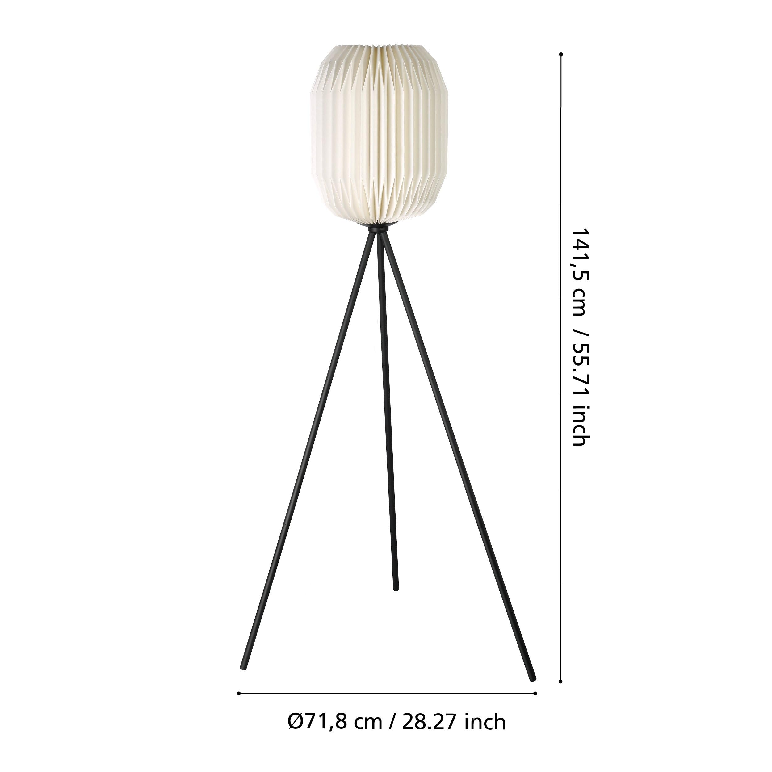 EGLO Stativ Stehleuchte Belgrave Stehlampe Japanisch