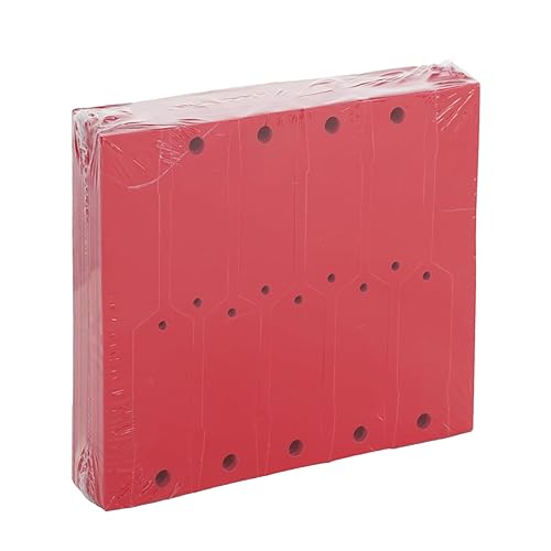 Self-Locking Arrow Key Tags - 1,000 Pcs (Red) | 4