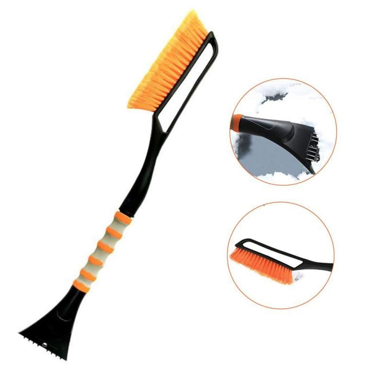 Jsdoin27”Snow Brush, Detachable Car Ice Scraper for Windshield with Foam Grip
