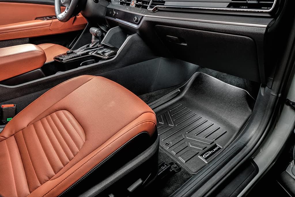 Smartliner All Weather Custom Fit 2 Row Floor Mat Liner Set Compatible with 2023-2025 Kia Sportage (Only Fits Hybrid Models)