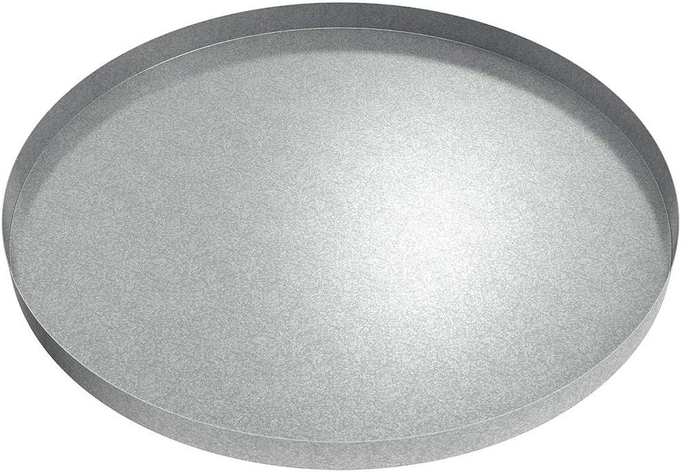 Round Drip Pan - 36" Diameter - Galvanized Steel | Water Damage Prevention | No Leak | Made In The USA | Welded Water Tight | Killarney Metals