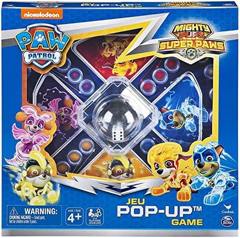 Cardinal Paw Patrol Pop Up Game for Kids Mighty Super Paws Pups Trouble