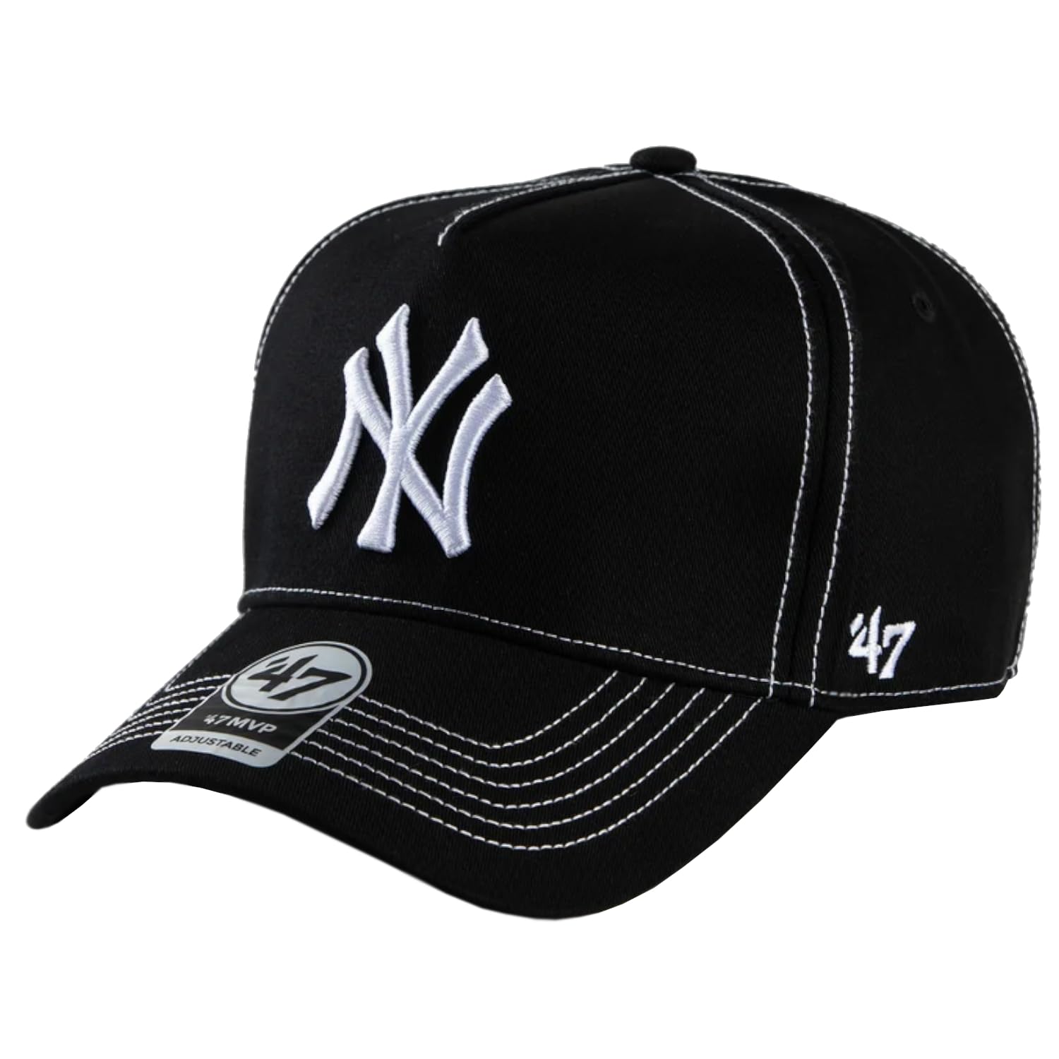 47 Brand Los Angeles Dodgers MLB Cap B-CONDT17GWS-BK, Mens, Cap, Black,