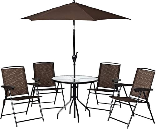 Miniatura 7 de Giantex Paquete de 2 sillas plegables para patio, sillas ajustables con apoyabrazos, sillas de comedor para patio, portátiles, para césped, camping,