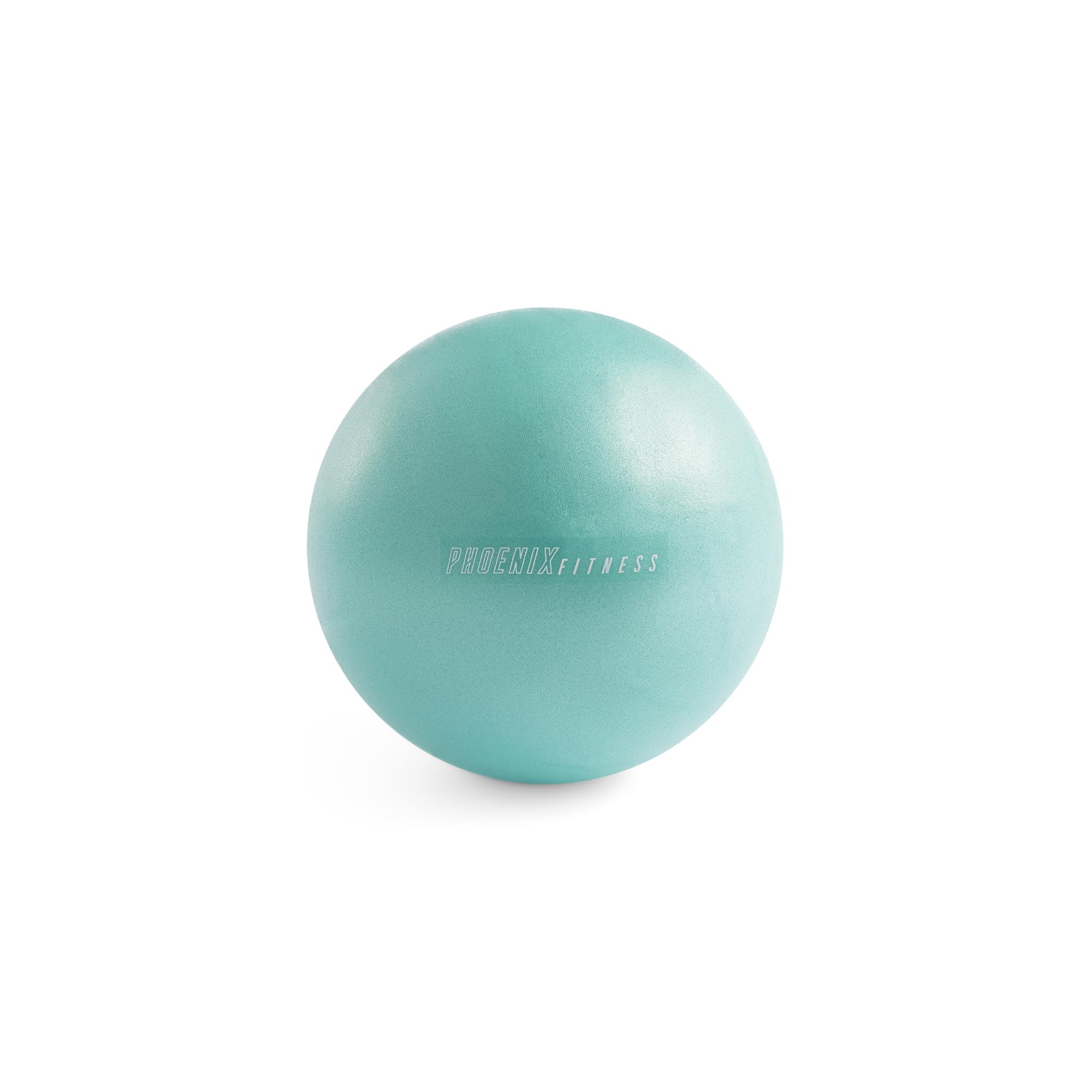 Phoenix Fitness 23cm Soft Pilates Ball - 9 Inch Anti Burst Exercise Ball for Yoga, Barre & Pilates - Small Gym Ball for Core Training & Physical Therapy - Turquoise