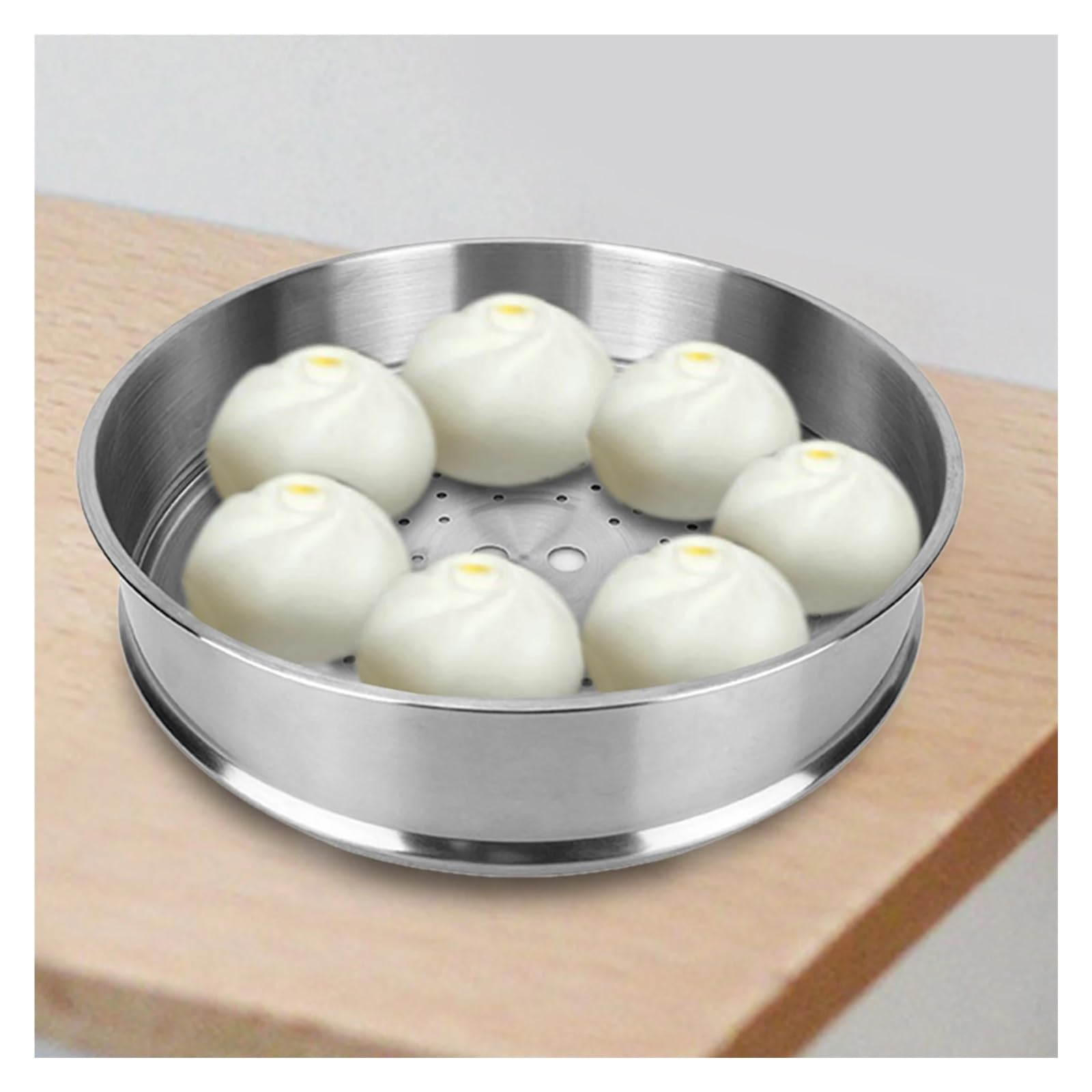 Edelstahl Dampfgarer Dampfkorb aus Edelstahl for Kochen von Gemüse/Fisch/Fleisch/Lebensmitteln/gekochten Eiern, Dampfschale, leicht zu reinigen, antihaftbeschichtet, for die Küche Hause(34cm)