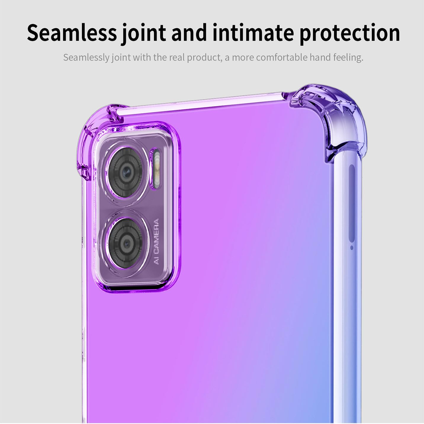 Custodia In Silicone Trasparente Per Motorola Moto E22/e22i, Cover TPU Morbida Con Vari Disegni, Antiurto