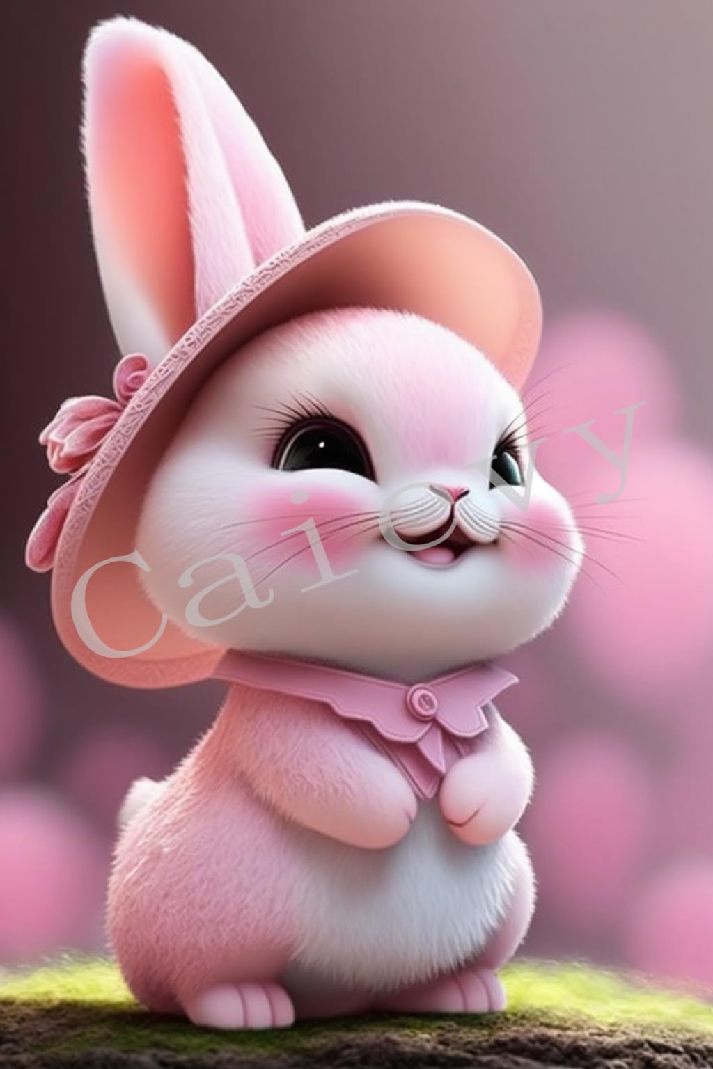 Amazon.com: ZKOPAVS Diamond Painting By Number Kits Cute Pink