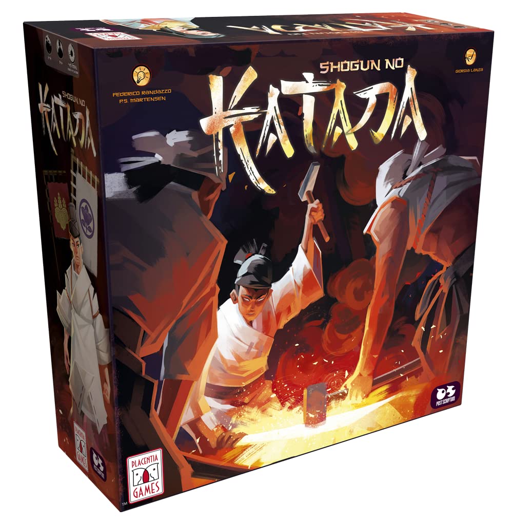 Placentia Games & Post Scriptum | Atalia | Shogun no Katana | Gra ekspercka | Od 1 do 4 graczy [ Od 14 lat | Od 60 do 180 minut | Strategiczna i oryginalna mechanika