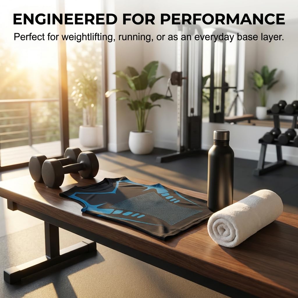 Boost V3 Compression Shaping Shirt Tank Men, Feel the Power of Confidence, Energy & Strength — view 8