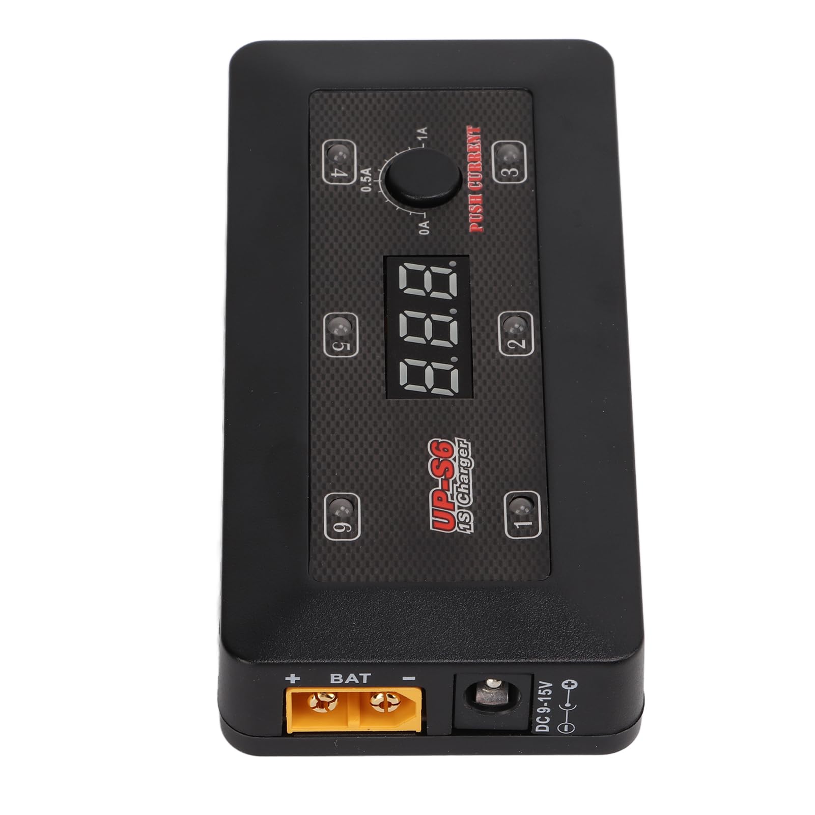 Caricabatterie UP-S6AC S6 RC con Indicazione Vocale A LED per Batterie Lipo Al Litio per Droni, Uscita USB 5 V 2.1 A, Adatto per Sessioni di Volo All'aperto