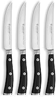 Vista 3 de WÜSTHOF Classic IKON - Juego de cuchillos para carne de carbono (4 piezas)