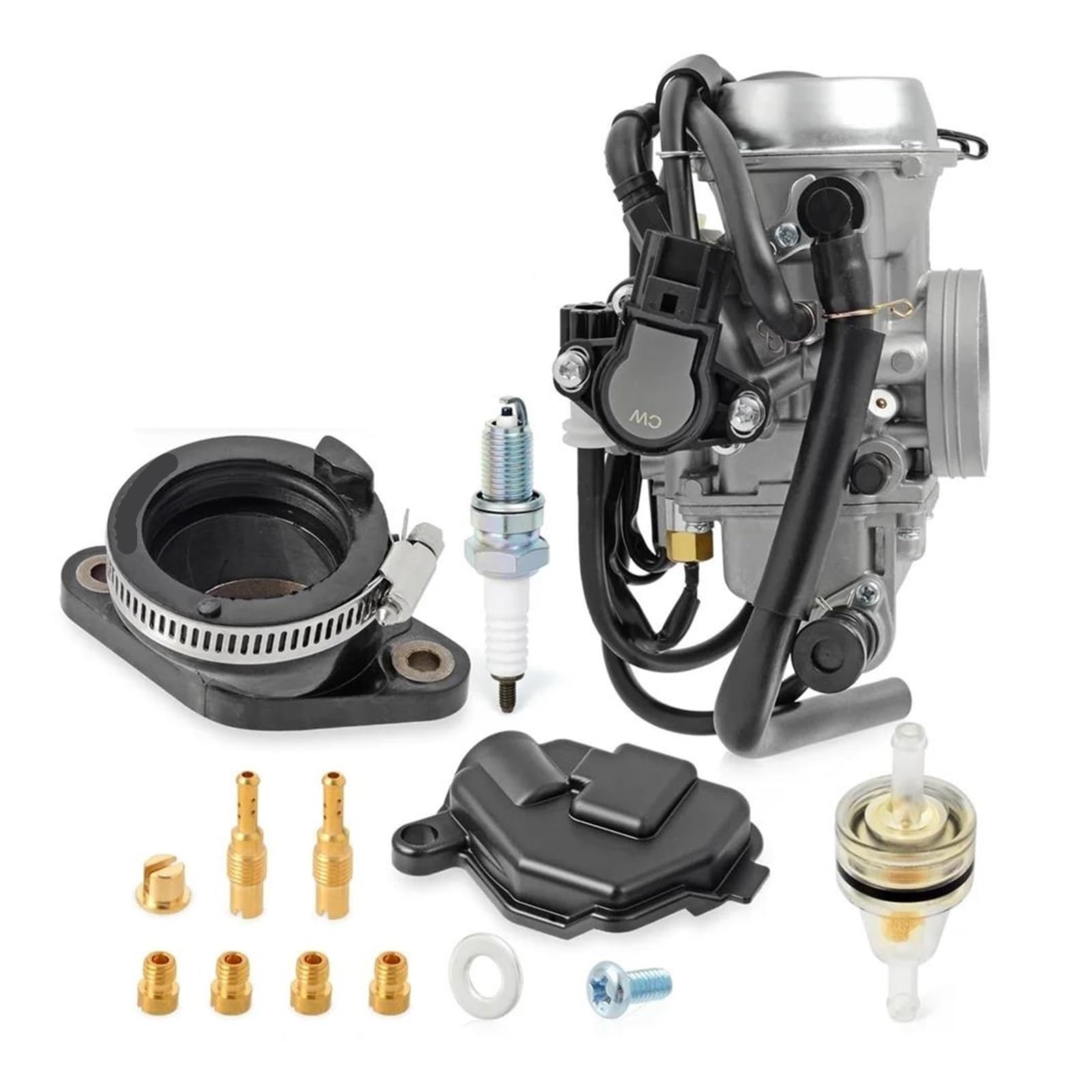 Vergaser & Ansaugstutzen Für Rancher 400 TRX400FGA TRX400FA 2004–2007